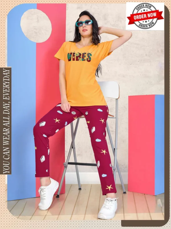 Vol 2593 Summer Special Shinker Hosiery Night Suit - 6pcs