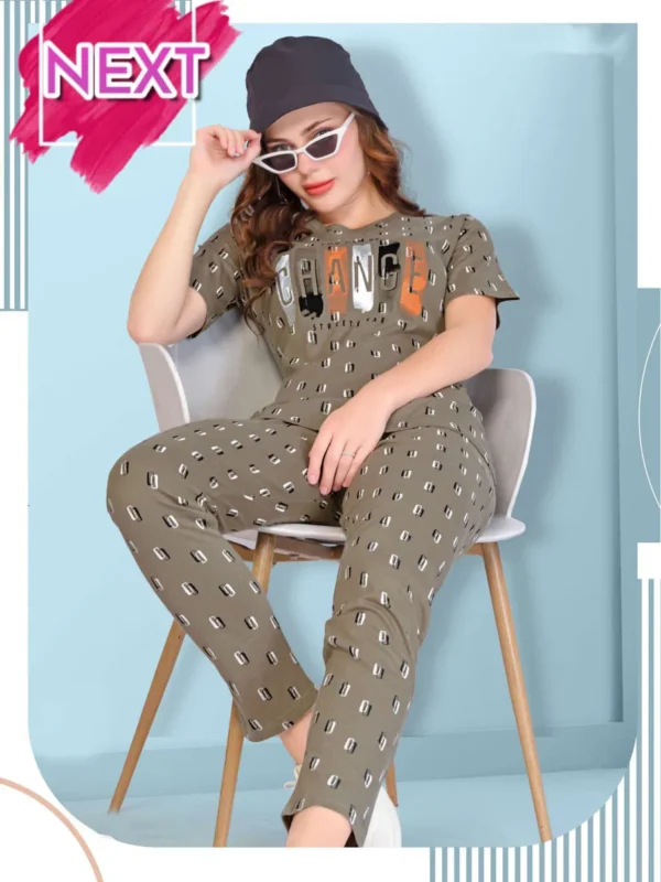 Special Cords Set Vol Kn 325 Hosiery Cotton Night Suit - 6pcs