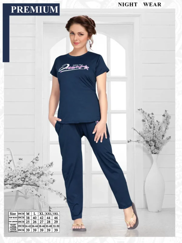 Vol At 207 Indian Tencel Summer Special Night Suits - 6pcs