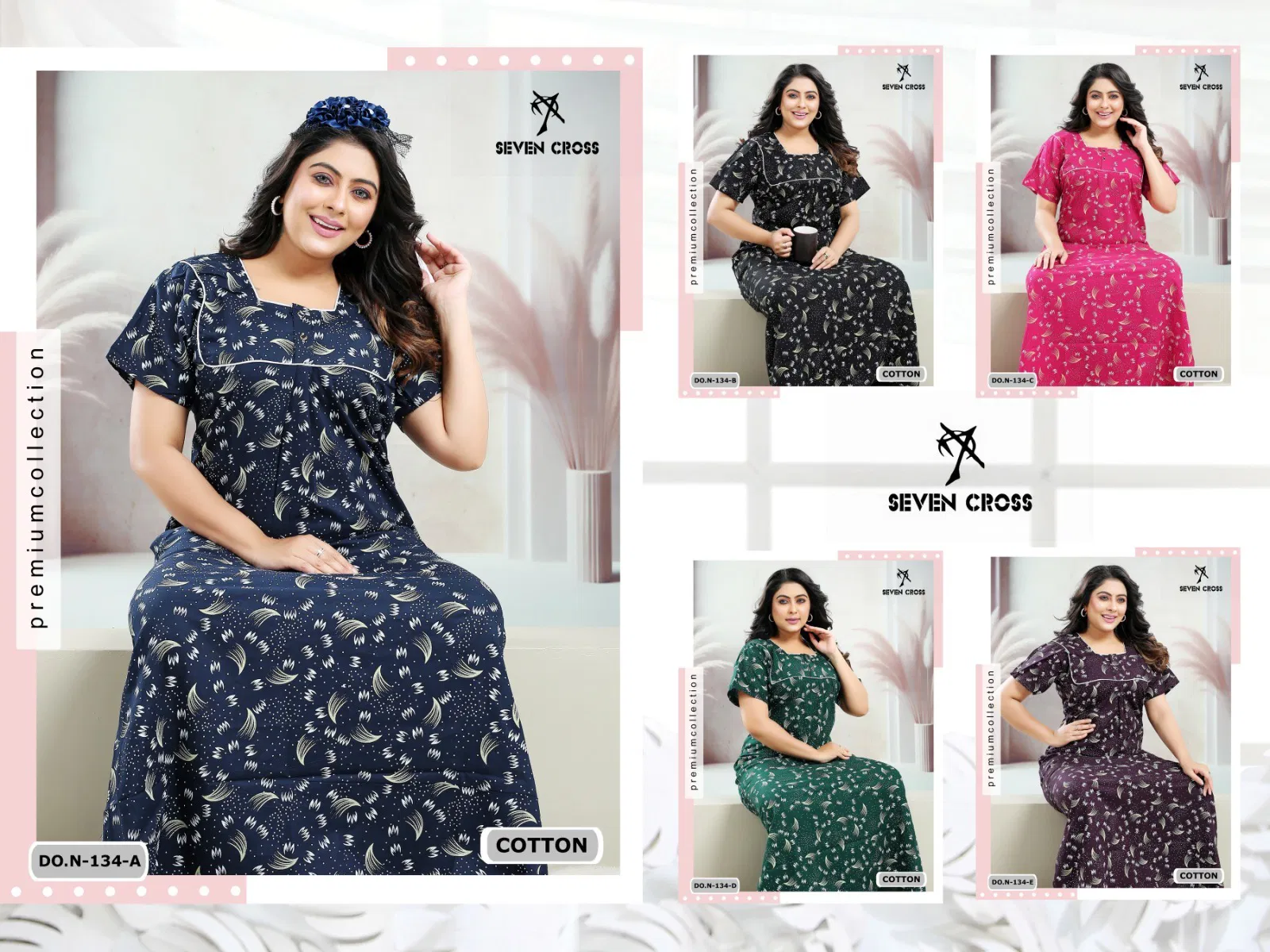 720073421103-seven-cross-cotton-night-wear-nighty-gown-wholesale-online (6)
